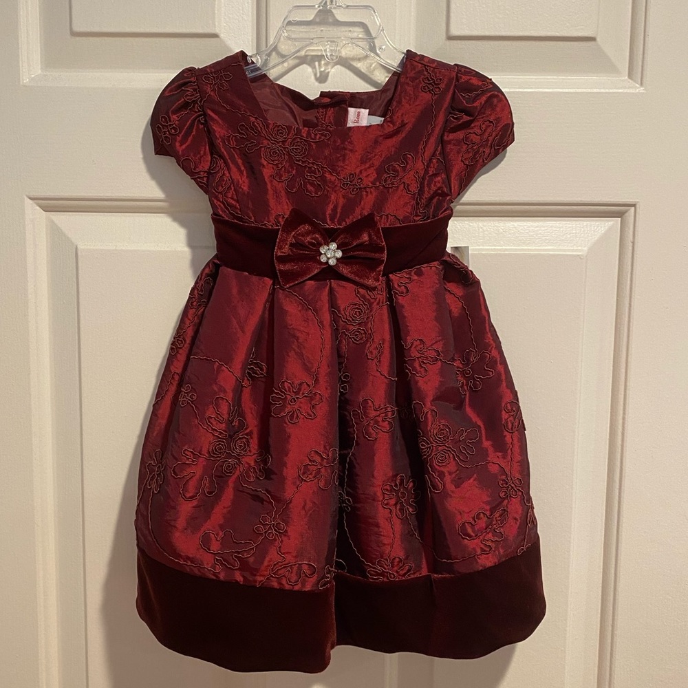 Sweet Heart Rose Infant Dress